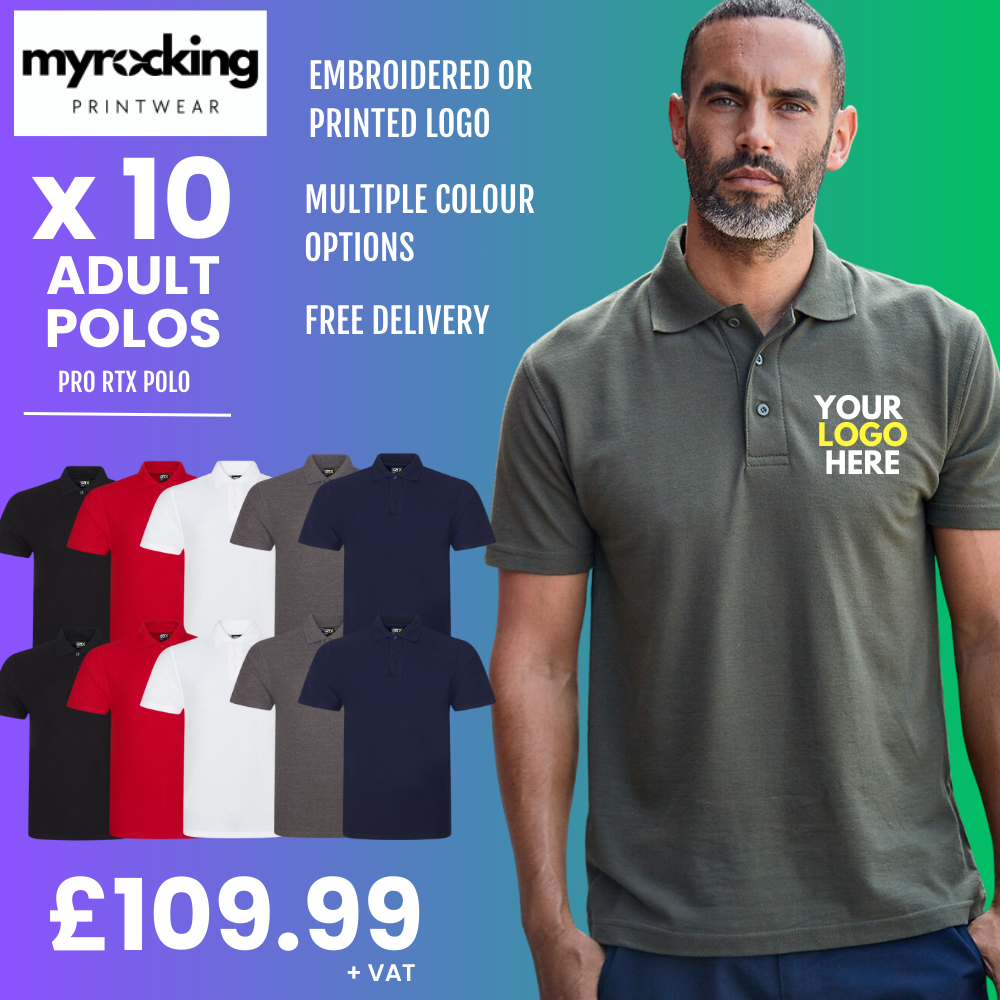 10x Adults Polo Bundle- Pro RTX